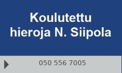 Koulutettu hieroja N. Siipola logo